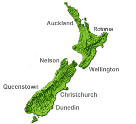 NZ Neuseeland Süd insel